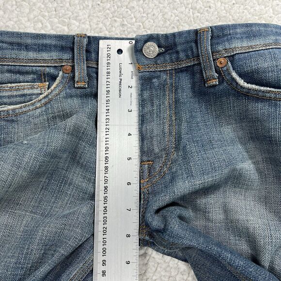 7 For All Mankind Bootcut Jeans Women’s 28 (Actual 31x29) USA Made Western Boho - Picture 12 of 13